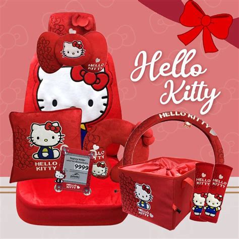 Original Hello Kitty Car Interior Accessory Collection Red Sanrio ...