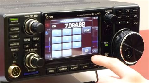 Icom’s first Software-Defined Radio (SDR) HF Transceiver – IC-7300 in ...