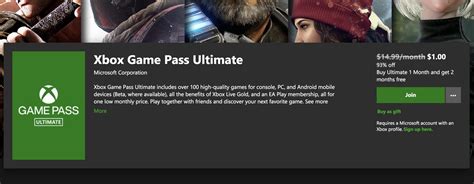 Xbox Game Pass Ultimate Deal Offers 3 Months For Just $1