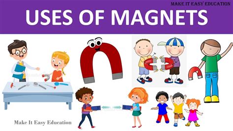 Describe Three Common Uses of Magnets