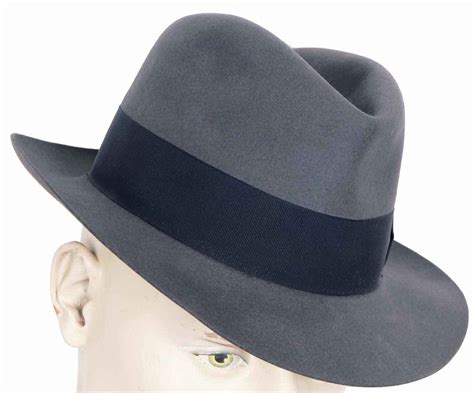 Vintage 1950s English Fedora Hat Henry Morgan Montreal Mens Medium