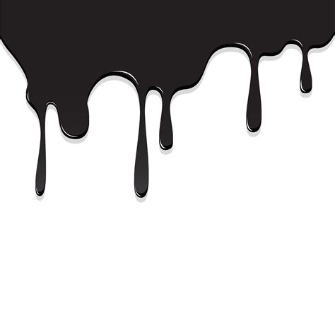 Paint Black color dripping, Color Droping Background vector ...