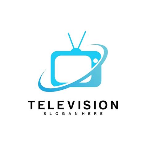 Premium Vector | Television logo vector design template