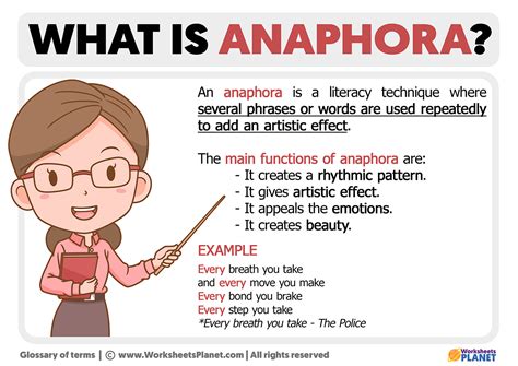 What is Anaphora | Definition of Anaphora