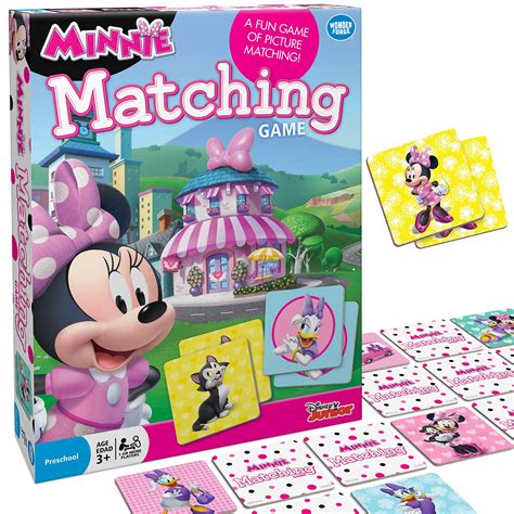 Buy Disney Junior Minnie Matching Game by Wonder Forge | For Boys ...