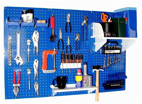 Wall Control Standard Workbench Metal Pegboard Tool Organizer | Shop ...