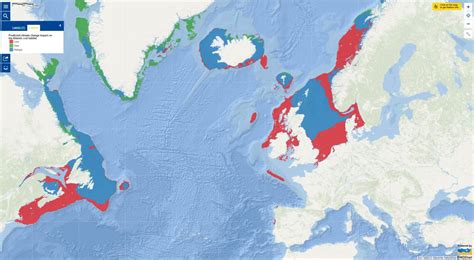 Map of the Week – Predicted climate change impact on the Atlantic cod ...