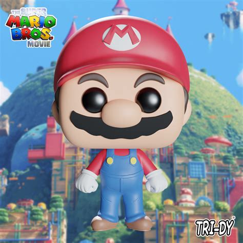 STL file Funko Pop Super Mario Bros Movie Movie・3D printer model to ...