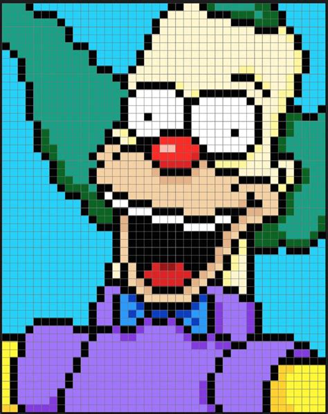 Pixel Art Simpsons Easy