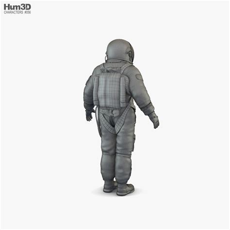 Space Suit NASA ACES 3D model - Characters on Hum3D