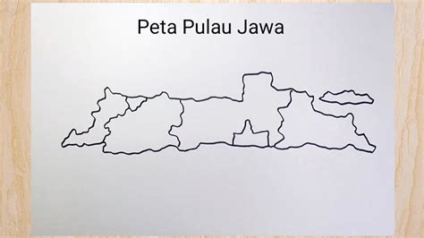 Gambar pulau jawa yang mudah - Peta pulau jawa / peta jawa / pulau jawa ...