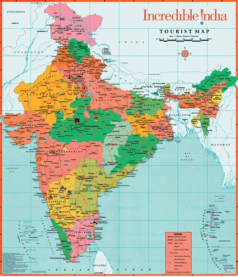 India Tour Map - ToursMaps.com