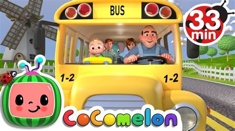 Wheels on the Bus | CoComelon Nursery Rhymes \u0026 Kids Songs | ผายมือ ...