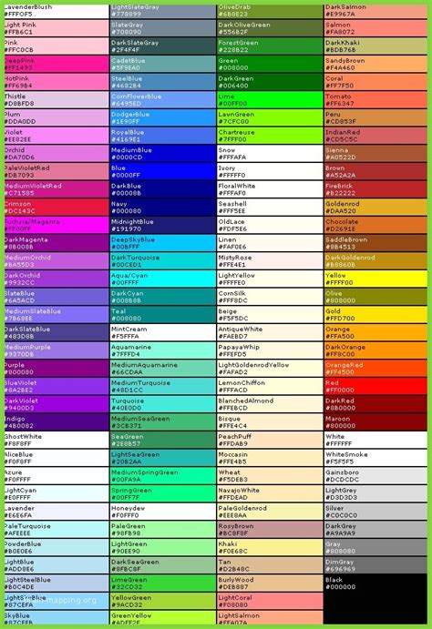 Hexadecimal Color Code Chart Marvelous Color Picker | Hexadecimal color ...