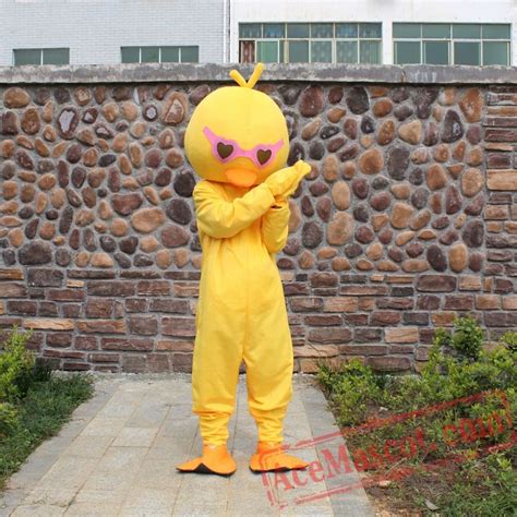 Yellow Duck Mascot Costume for Adult