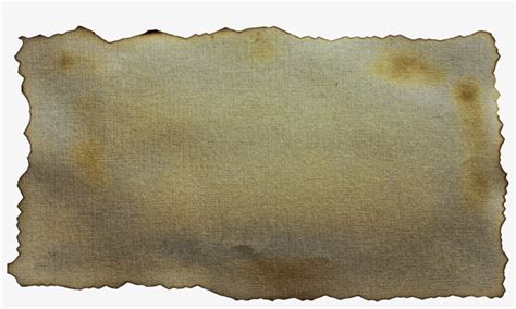 Burnt Parchment Paper Png Vector Free - Old Paper Texture No Background ...