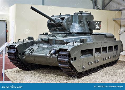 Old Infantry Tank Matilda II in Museum Editorial Stock Photo - Image of ...