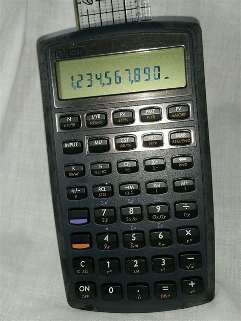 HP 10BII Financial Calculator Hewlett Packard College Student Back to ...