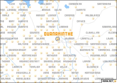 Ouanaminthe (Haiti) map - nona.net