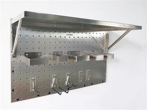 Heavy Duty Stainless Steel Pegboard 41.5" x 25.5" | Shop Now! | Steel ...