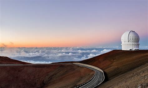 Download Cloud Sky Horizon Road Landscape Man Made Telescope HD Wallpaper