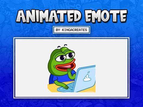 ANIMATED EMOTE Pepe Typer Peepo for Twitch and Discord and - Etsy Australia