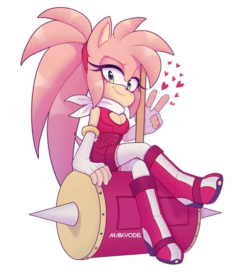 Amy Rose by https://www.deviantart.com/maikyodel on @DeviantArt | Amy ...