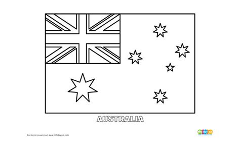 Australia Symbols Coloring Pages