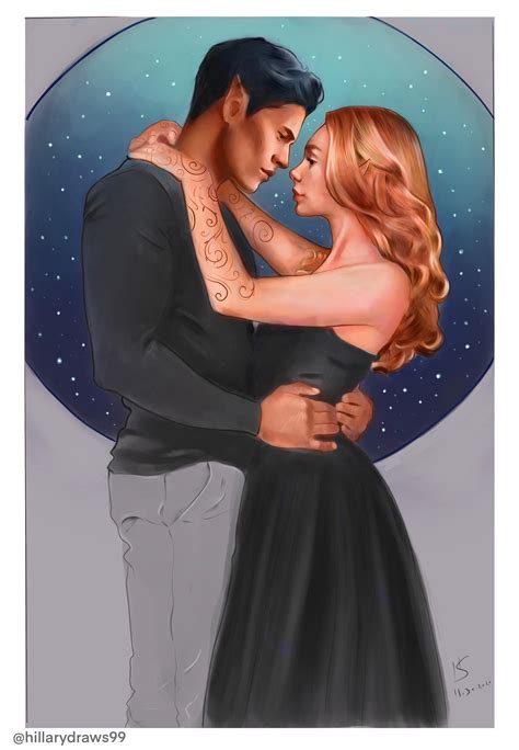 I finish the series recently and I cannot stop drawing ACOTAR fan art ...