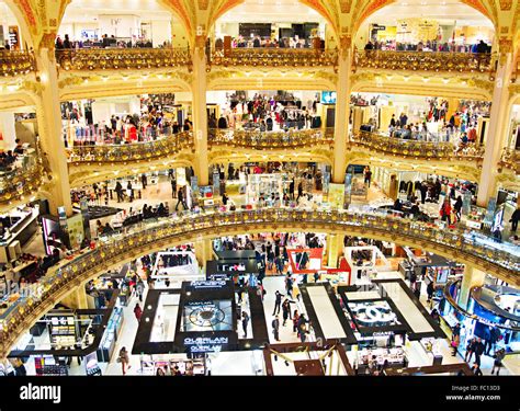 Luxury shopping mall, Paris Stock Photo - Alamy