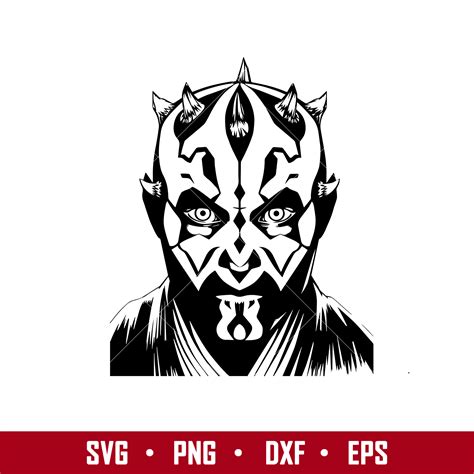 Darth Maul Svg, Darth Maul Clipart Svg, Star Wars Characters | Inspire ...