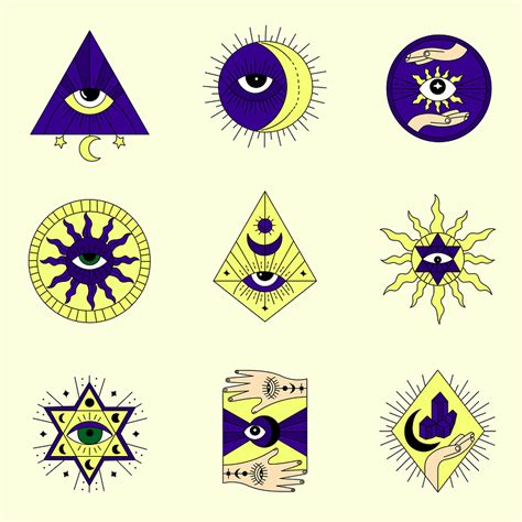 A set of esoteric symbols by Daria on Dribbble