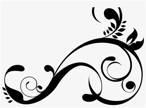 Swirl Designs Png Free Download Best Swirl Designs - Black And White ...