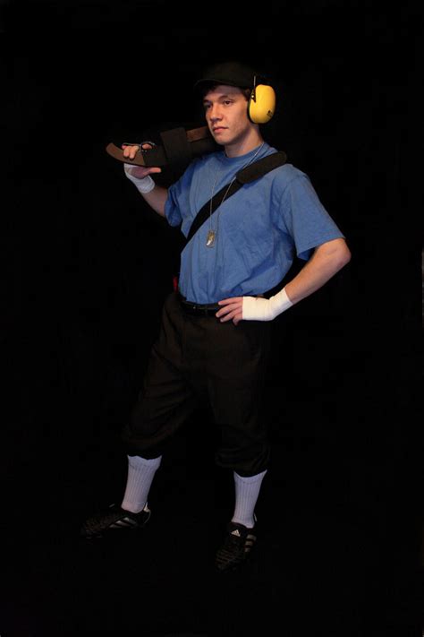 TF2 BLU Scout Cosplay by MasteroftheContinuum on DeviantArt