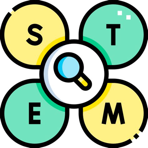 Stem Detailed Straight Lineal color icon