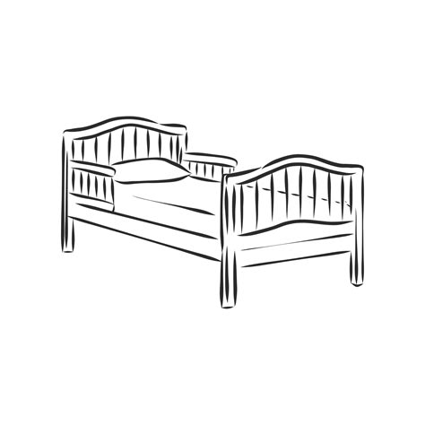 bed vector sketch 8917410 Vector Art at Vecteezy