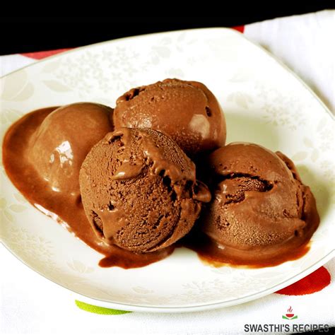 Chocolate Ice Cream Recipe - Swasthi's Recipes