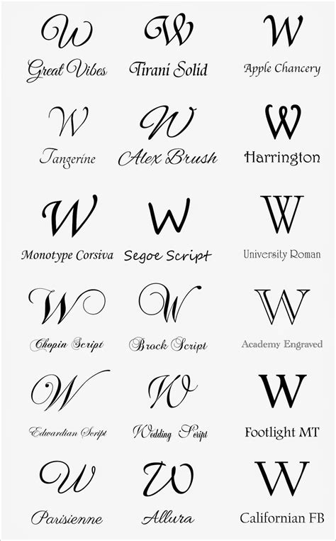 12 Letter W Fonts Images - Different Letter Fonts W, Graffiti Letter W ...