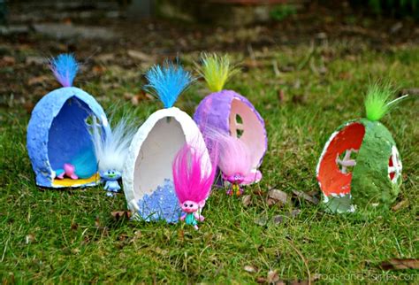 Trolls Inspired Pod Houses - Frogs and Fairies