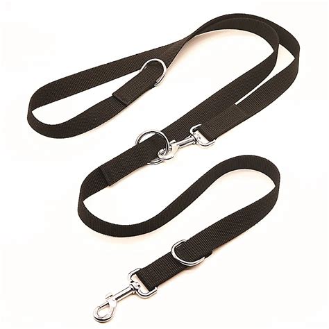 Multifunctional Dog Leash Double Head two dog Lead Adjustable Dogs ...