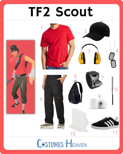 The Easy Way To Dress Like TF2 Scout! in 2023 | Tf2 scout, Tf2 cosplay ...