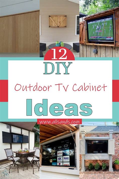 12 Best DIY Outdoor Tv Cabinet Ideas - All Sands