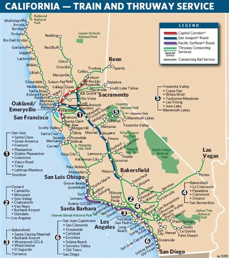 Navigating California By Rail: A Comprehensive Guide To Amtrak Stations ...