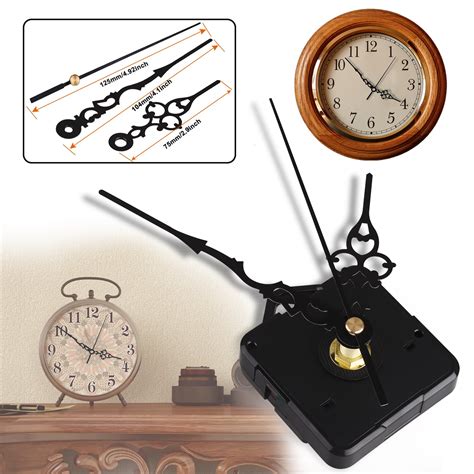 Non-Ticking Hands Quartz DIY Wall Clock Movement Mechanism, DIY Repair ...