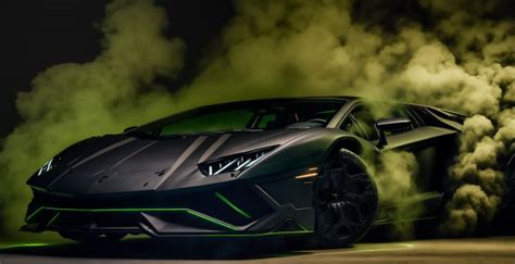 Wallpaper lamborghini and smoke, sporcar art desktop wallpaper, hd ...