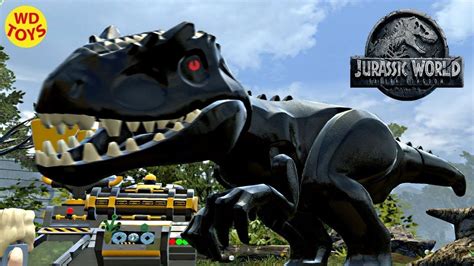 Jurassic World Lego Game Indoraptor Hybrid Indominus Rex Custom Dino Cr ...