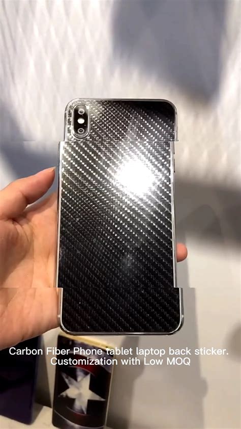 Factory Mobile Phone Back Sticker 5d 6d 3d Carbon Fiber Cell Phone Back ...