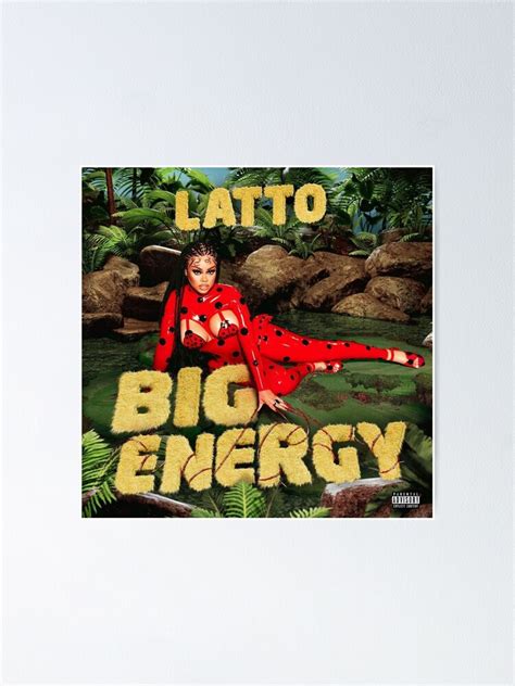 "Big Energy Latto" Poster for Sale by balmontipie | Redbubble