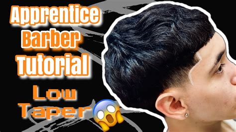 Low TAPER fade (Edgar) TUTORIAL with an APPRENTICE barber!😱 ️ - YouTube