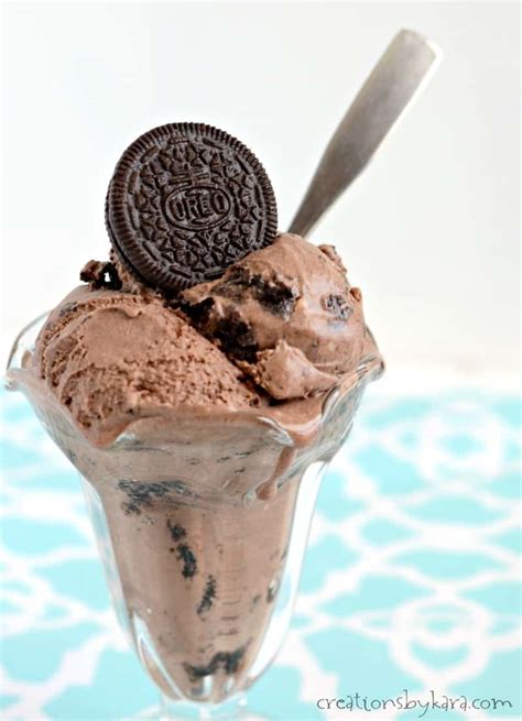 Chocolate Oreo Ice Cream Recipe